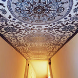 Sundial Wallcovering, Blue, Roll, Peel and Stick