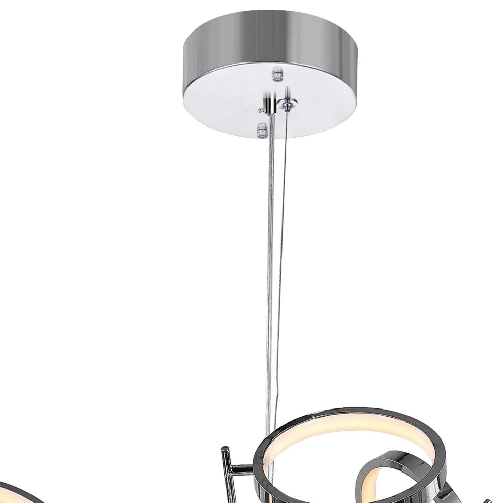 Colette LED Chandelier With Chrome Finish