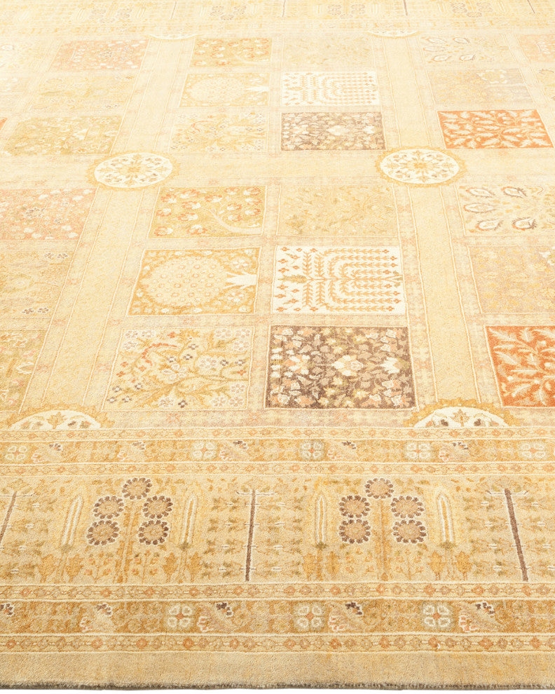 Mogul, One-of-a-Kind Hand-Knotted Area Rug Ivory, 8'2"x8'2"