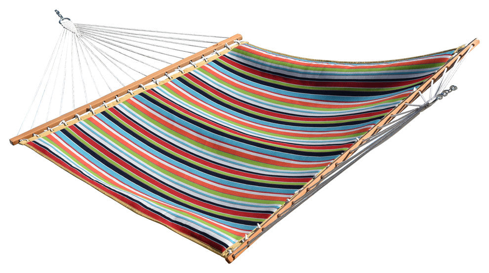 Sunbrella Quilted Hammock, Double Carousel Confetti