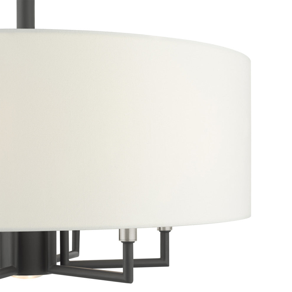 Scandinavian Gray Timeless, Transitional, Pendant Chandelier