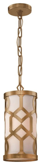 Crystorama Lighting Group 2260 Jennings 6"W Mini Pendant - Aged Brass