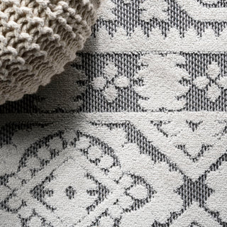 Citta High-Low Pile Mediterranean Tile Indoor/Outdoor Runner Rug
