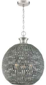 Casablanca 3-Light Pendant, Palladian Bronze