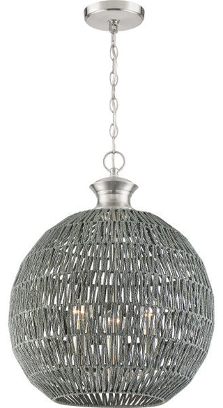 Casablanca 3-Light Pendant, Palladian Bronze