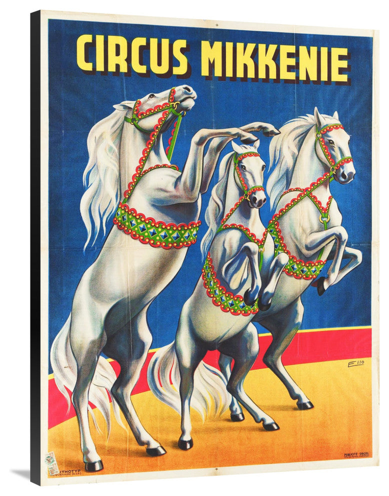"Circus Mikkenie" Stretched Canvas Giclee by Hollywood Photo Archive, 30x40"