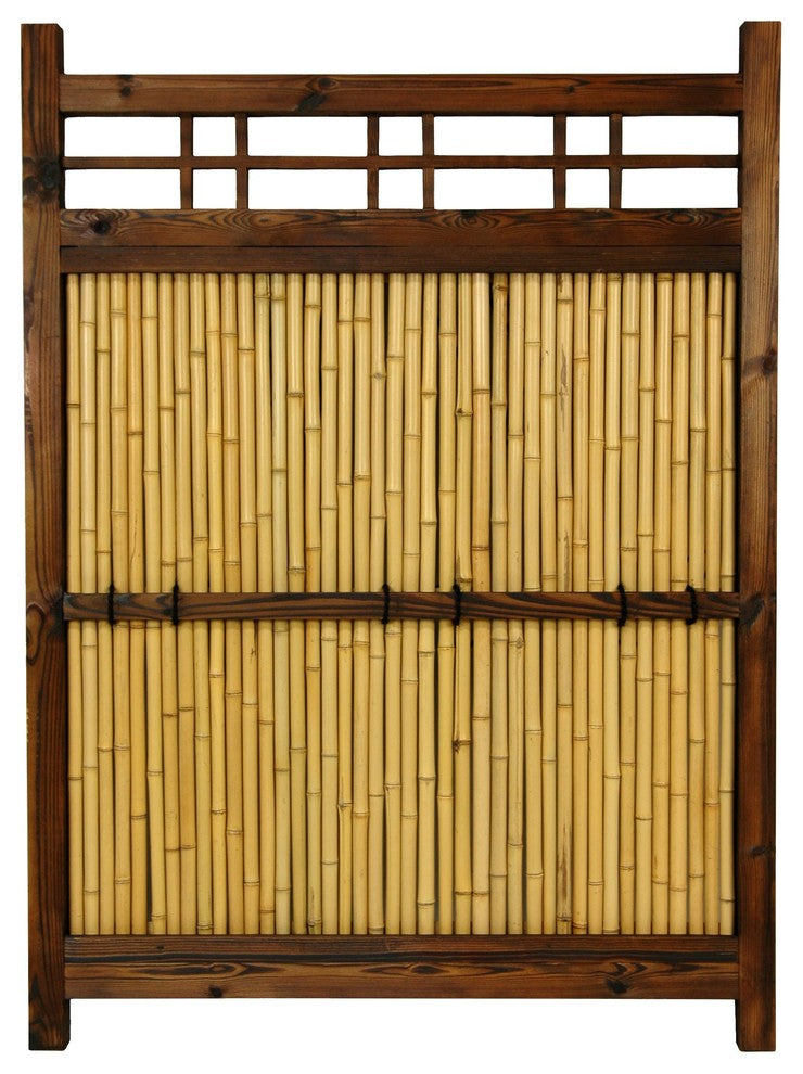 4'x3' Japanese Bamboo Kumo Fence