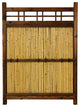 4'x3' Japanese Bamboo Kumo Fence