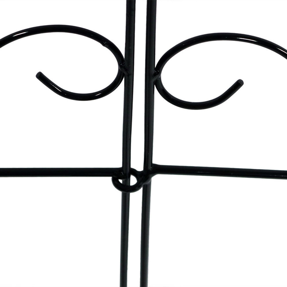 Sunnydaze Victorian Border Fence Set 16-Inches  - Choose Quantity, 5 Panels