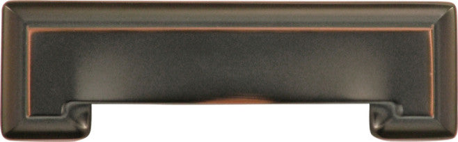 3 " and 96mm Studio Collection Oil-Rubbed Bronze Cup Cabinet Pull P3013-OBH