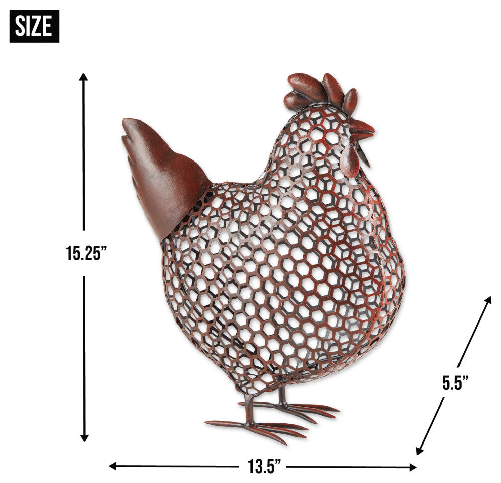 Chicken Wire Chicken Sculpture