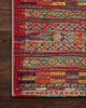 Mika In/out Area Rug by Loloi, Red / Multi, 10'6"x13'9"