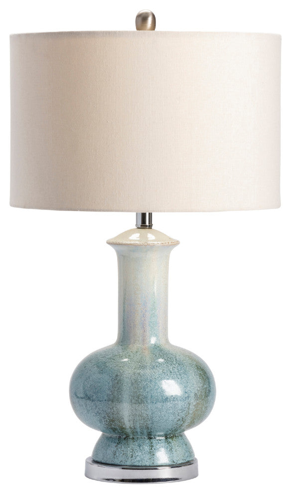 Sea Breeze Table Lamp, 28"Height, Cream Linen Shade
