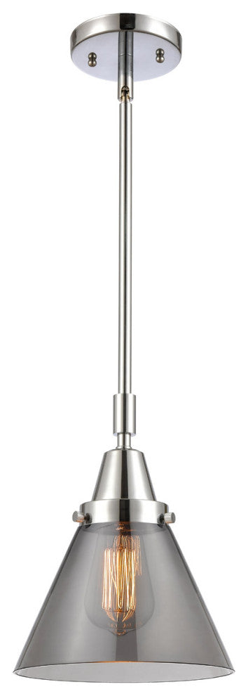 Innovations Lighting 447-1S-PC-G43-L Cone 1 Light 12" Mini Pendant