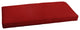 Sunbrella Jockey Red Outdoor Bench Cushion, 57x24