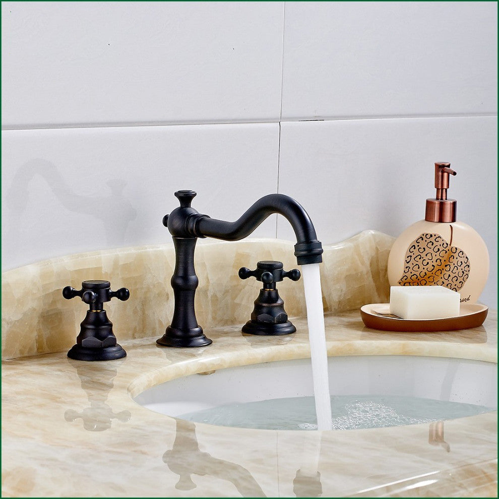 Lyon Oil Rubbed Bronze Bathroom Sink Faucet