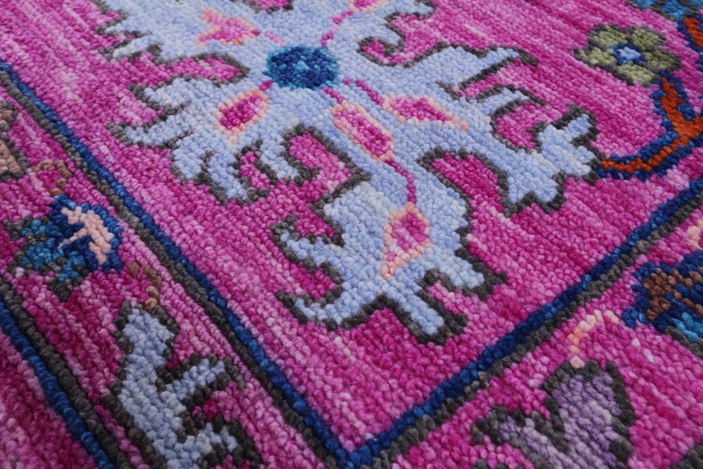 Turkish Oushak Handmade Wool Rug 10' 6" X 14' 3" - Q13558
