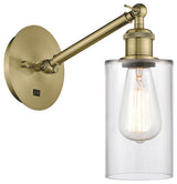 Innovations 317-1W-AB-G802 1-Light Sconce, Antique Brass