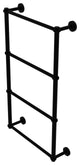 Waverly Place 4 Tier 30" Ladder Towel Bar with Twisted Detail, Matte Black