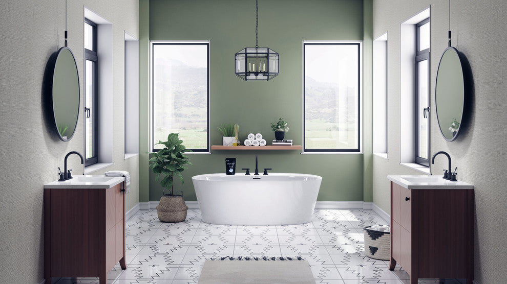 Jacuzzi AMF6734BCXXXX Amalia 67" - White / White Drain