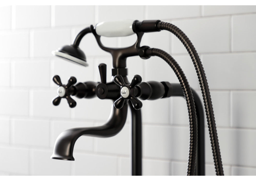 CCK226K5 Freestanding Tub Faucet With Supply Line, Oil Rubbed Bronze