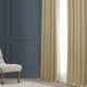 Candlelight Bellino Blackout Room Darkening Curtain Single Panel, 50"x84"