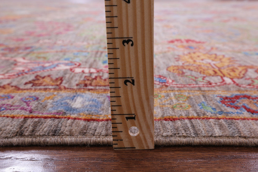 8' 3" X 10' 0" Persian Sarouk Hand-Knotted Wool Rug Q7609