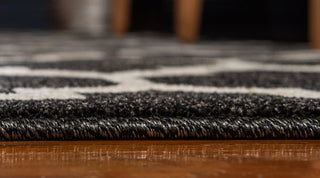 Rug Unique Loom Trellis Black Rectangular 3' 3 x 5' 3