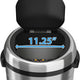 iTouchless Sensor Trash Can with Odor Control System and Wheels, 18 Gallon