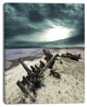 Skeleton Coast National Park, Landscape Canvas Art Print, 30"x40"