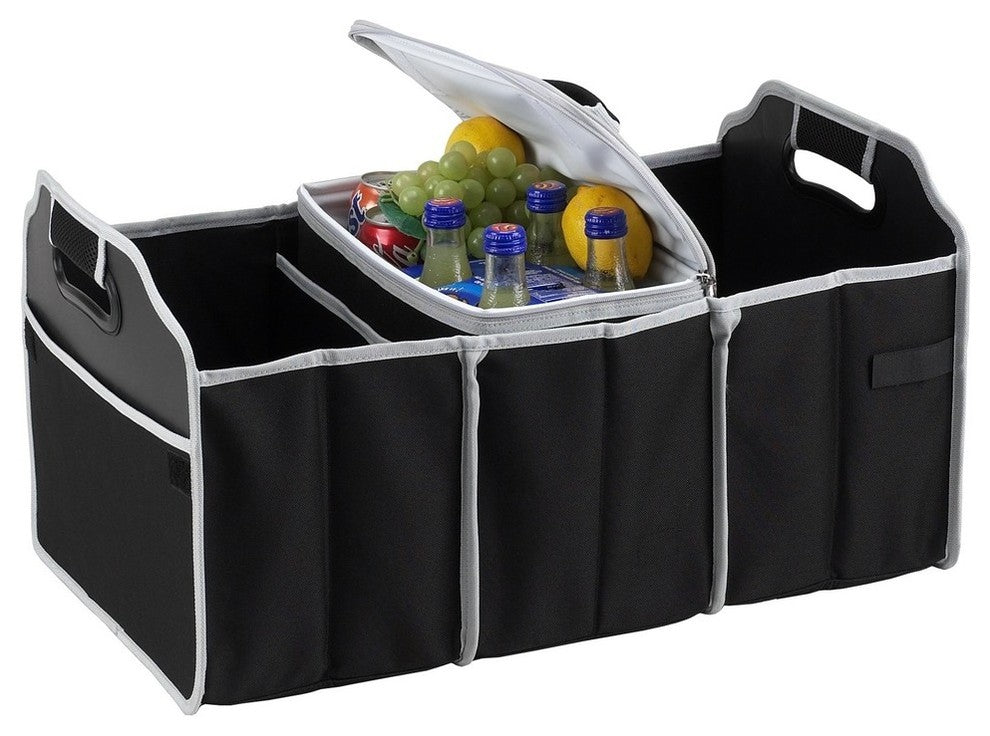 Collapsible Trunk Oganizer And Cooler, Black