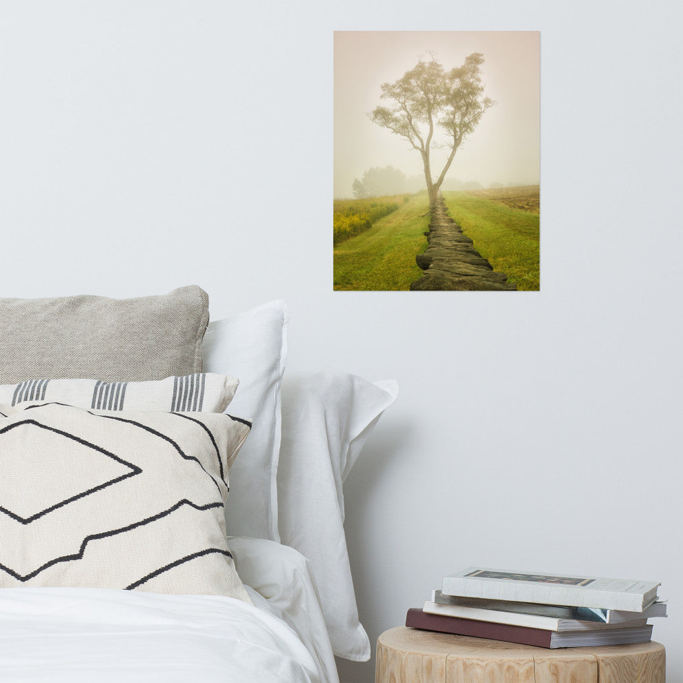 Wall Art Print Landscape Photograph Calming Morning Rural Unframed, 16" X 20"