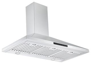 Wall Mount Pyramid Range Hood with Night Light, 36"