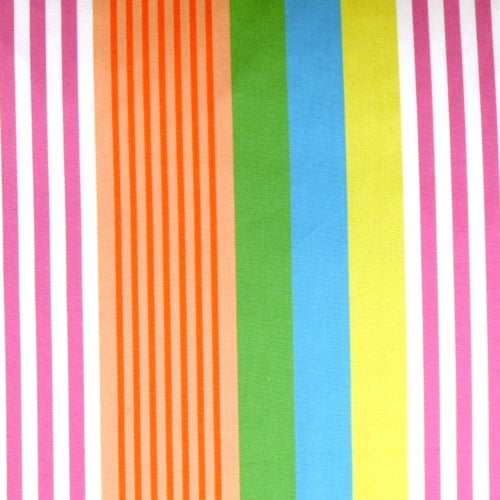 Pillow Decor - Electric Lemon Stripes Throw Pillow