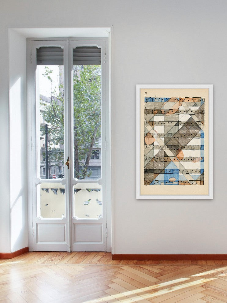 Marmont Hill, "Music in Motion" by Nikki Galapon Framed Painting Print, 30x45