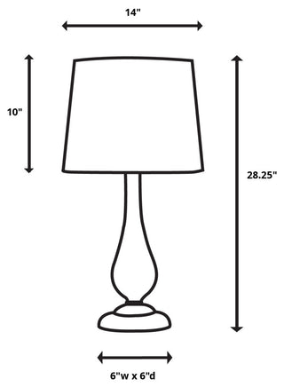 Uttermost Vercana Table Lamp, Set of 2