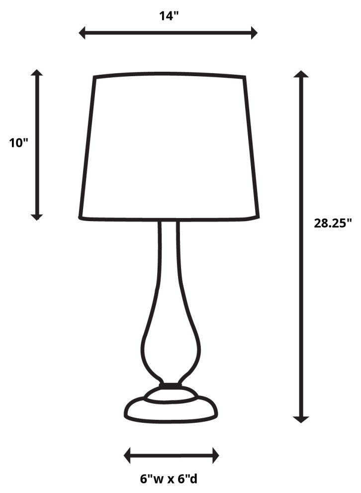 Uttermost Vercana Table Lamp, Set of 2