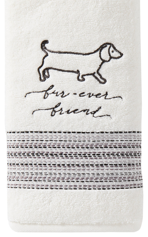SKL Home 2-Piece Fur Ever Friends Hand Towel Set