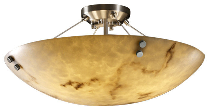 18-inch Semi-Flush Bowl - PAIR CYLINDRICAL FINIA