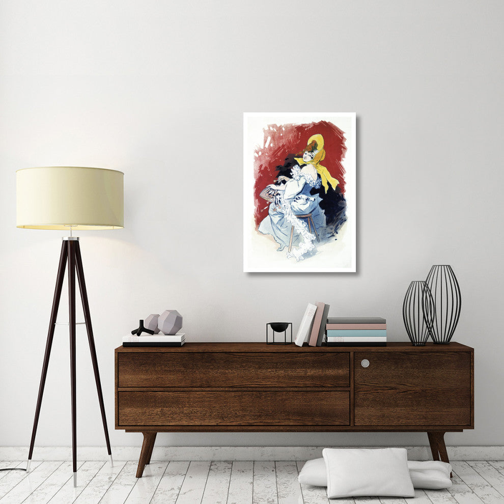 "La DentelliÃ¨re" Digital Paper Print by Jules Cheret, 27"x38"