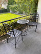 Classic Black Iron Bistro Chair
