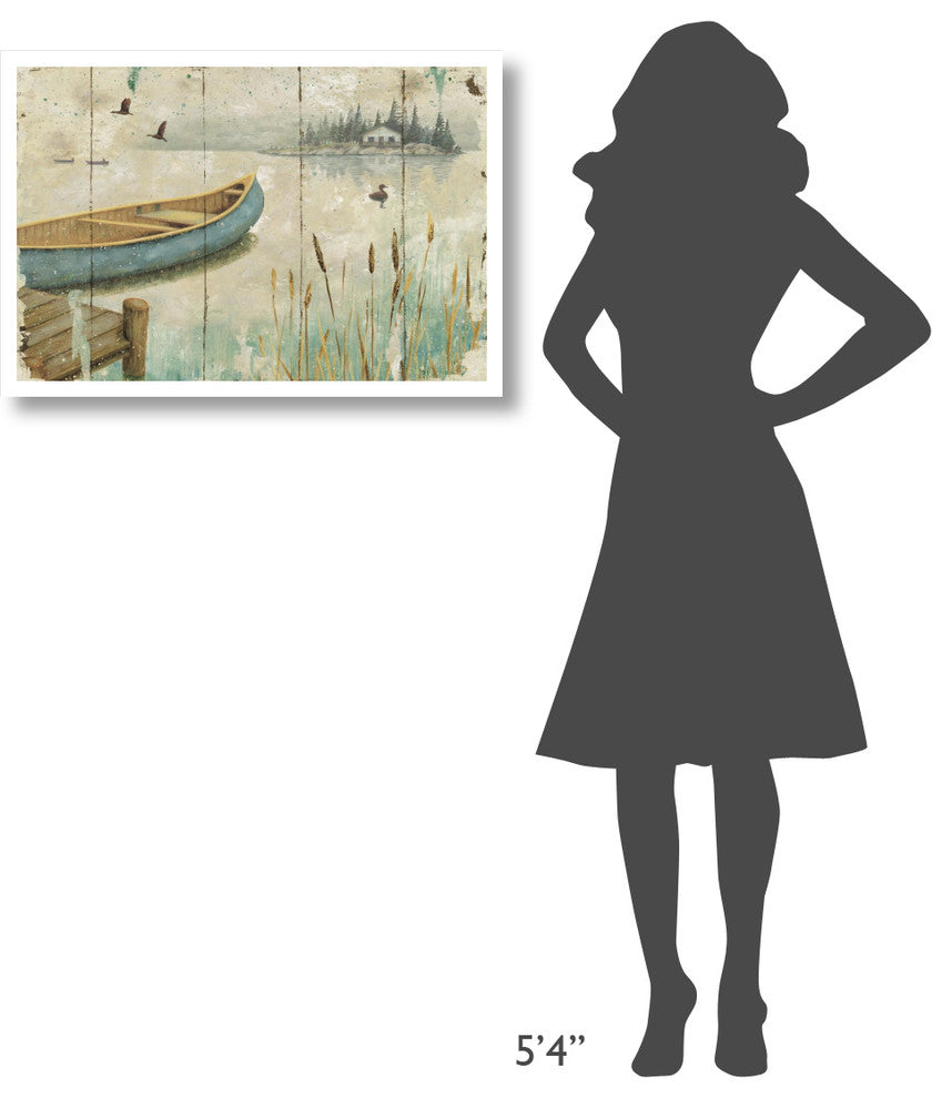 "Waterside V" Digital Paper Print by Daphne Brissonnet, 32"x22"