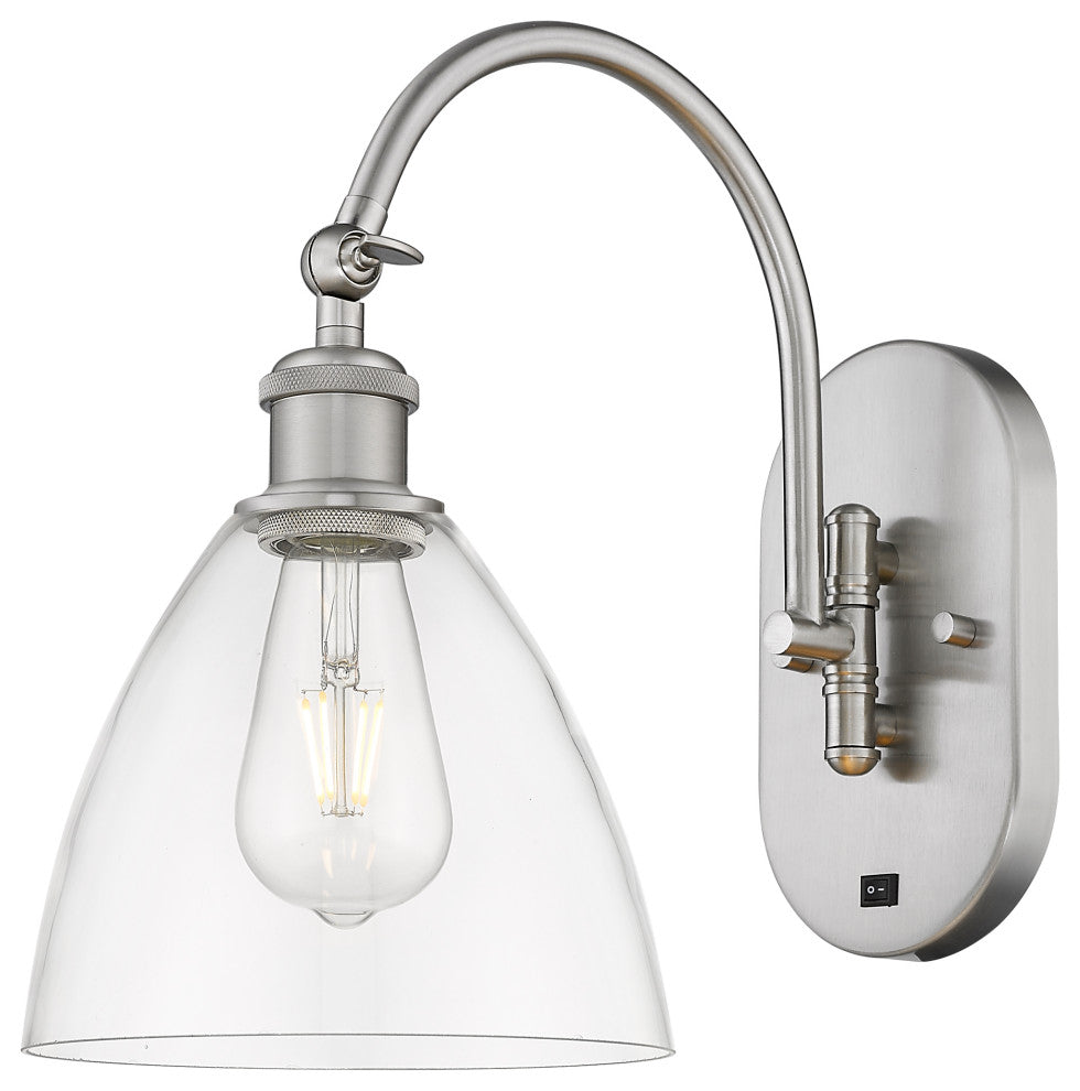 Innovations 518-1W-SN-GBD-752 1 Light Sconce, Brushed Satin Nickel