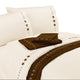 Embroidered Star Sheet Set, Cream, Full