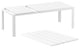Atlantic Dining Table 55, 83" Extendable White