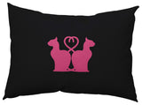Halloween Cats Accent Pillow, Tickled Pink, 14"x20"