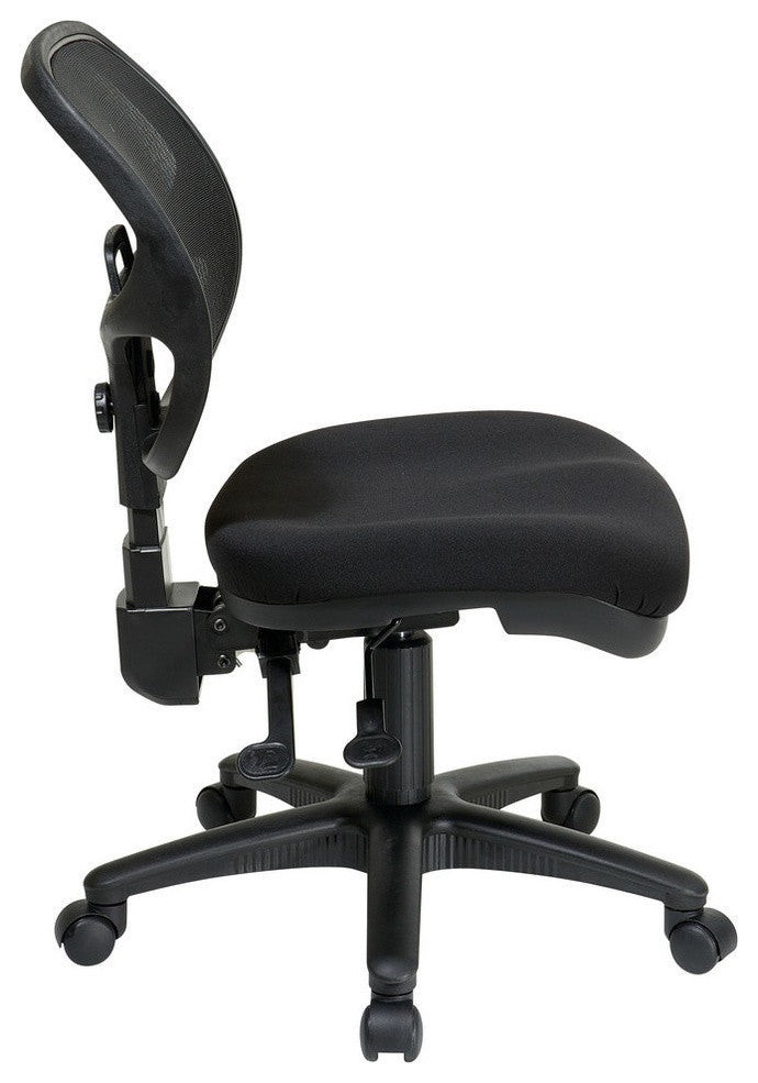 ProGrid Ergonomic Task Office Chair in Coal Black