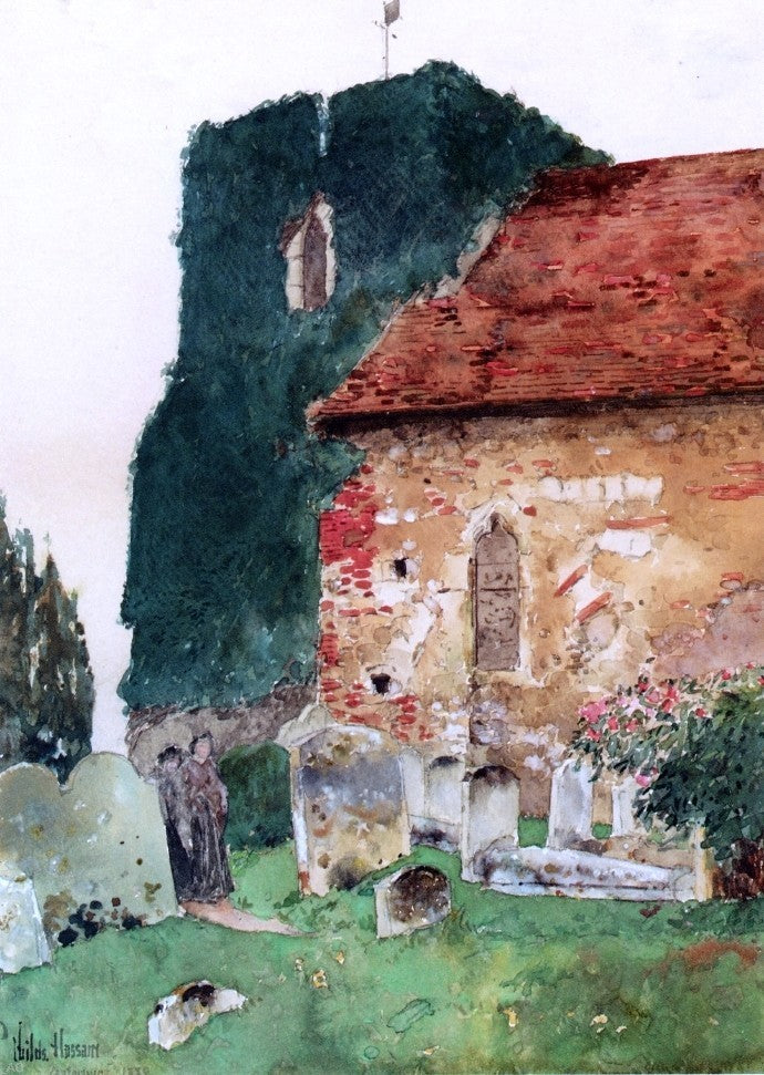 Frederick Childe Hassam Canterbury, 18"x27" Gallery Wrapped Canvas Print