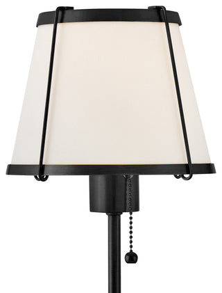 Hinkley Clarke Medium Single Light Sconce, Black