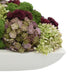 Creative Displays Arrangement With Colorful Sedum and Moss, Fiberstone Planter